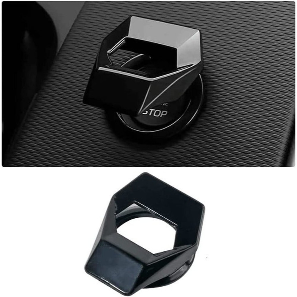 Engine Start/Stop Button Cover for Civic CRV XRV Challenger Charger (Bla…